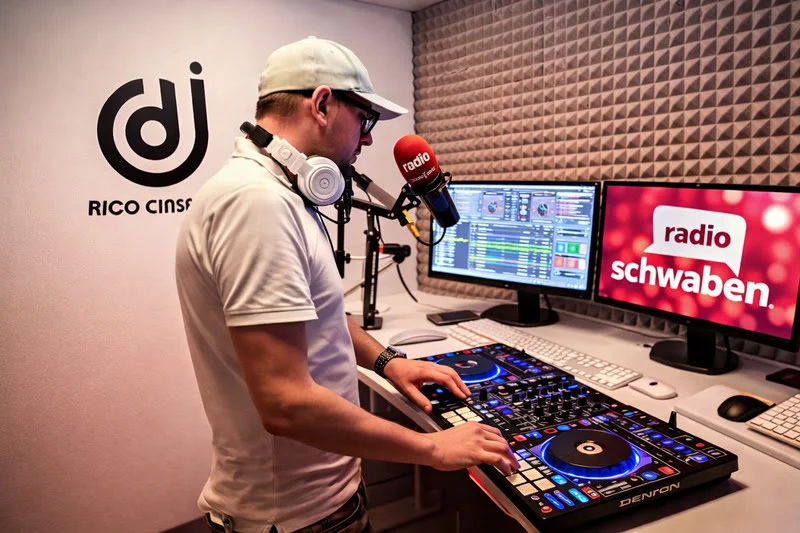 DJ Rico Cinsano im Home Studio