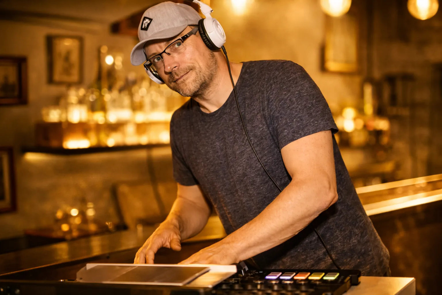 DJ in Aktion bei einem Event