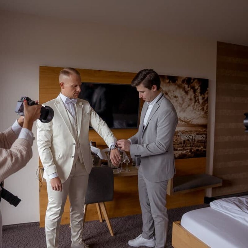 Behind the Scenes bei einer Hochzeitsreportage