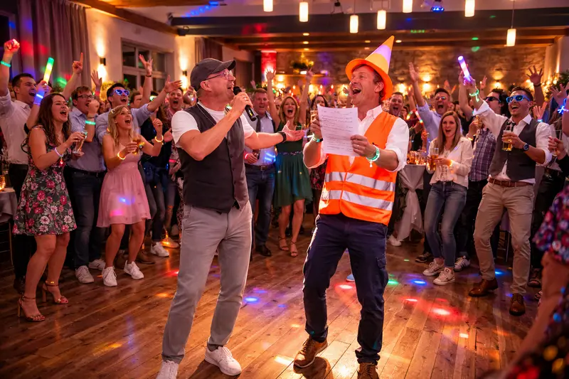 DJ-Pult beim Brautverziehen