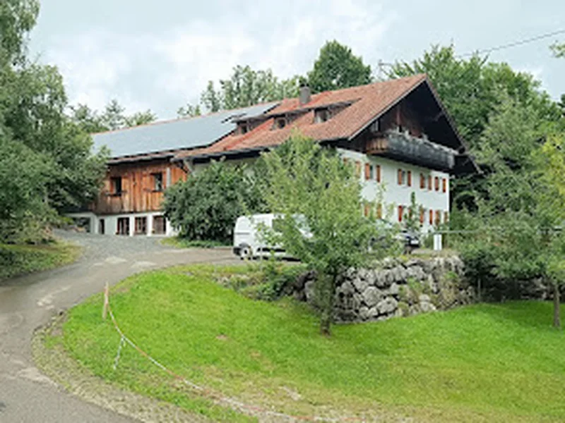 DJ Rico Cinsano am DJ-Pult mit Mikrofon und blauer Beleuchtung im Berghof Riesen